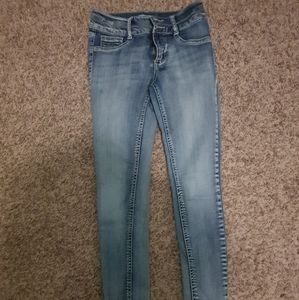 Girls Mid-Rise skinny Jean leggings